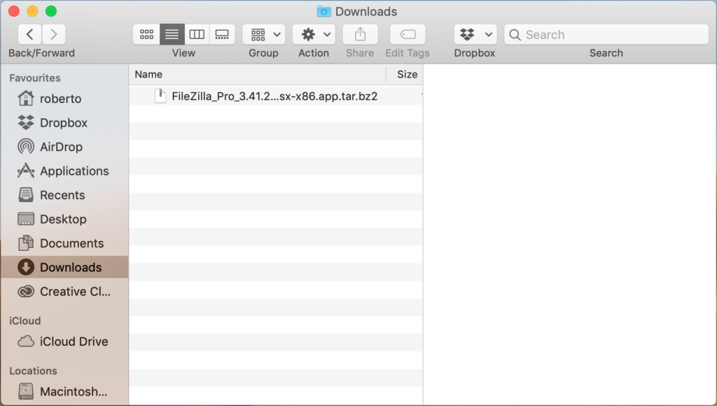 filezilla download for mac sierra